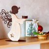 Wooden Angel Candle Holder
