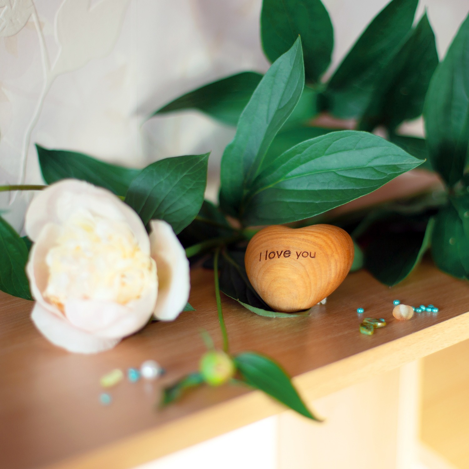 3D Wooden Heart with Engraving