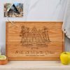 Personalized Home Sweet Home Engraved Cutting Board