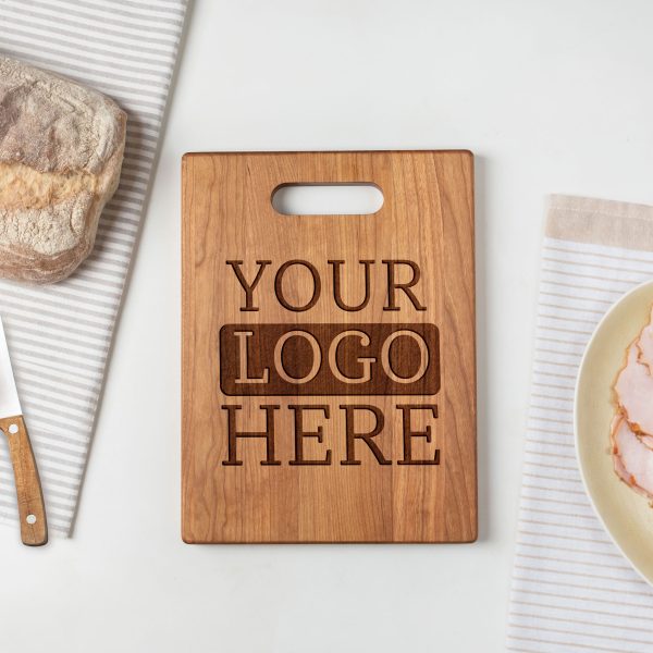Logo Cutting Board with Handle