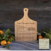 Personalized Handwritten Recipe Cutting Board