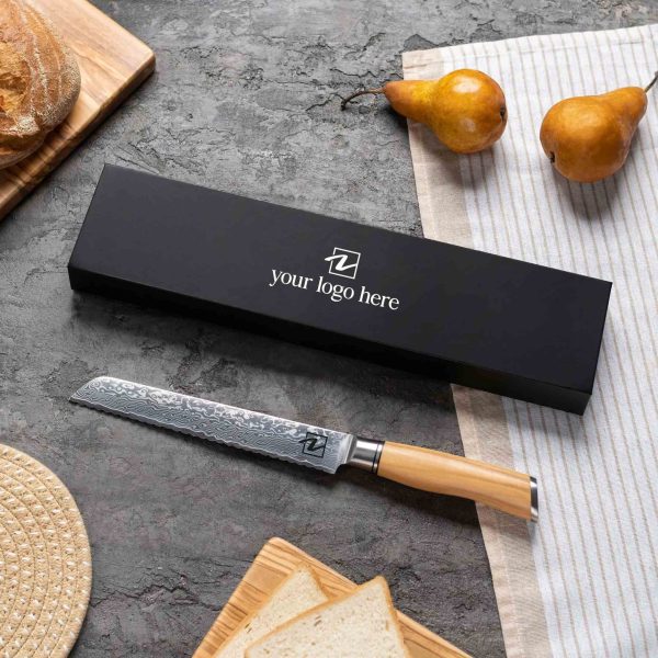 Custom Logo Bread Knife Gift Box