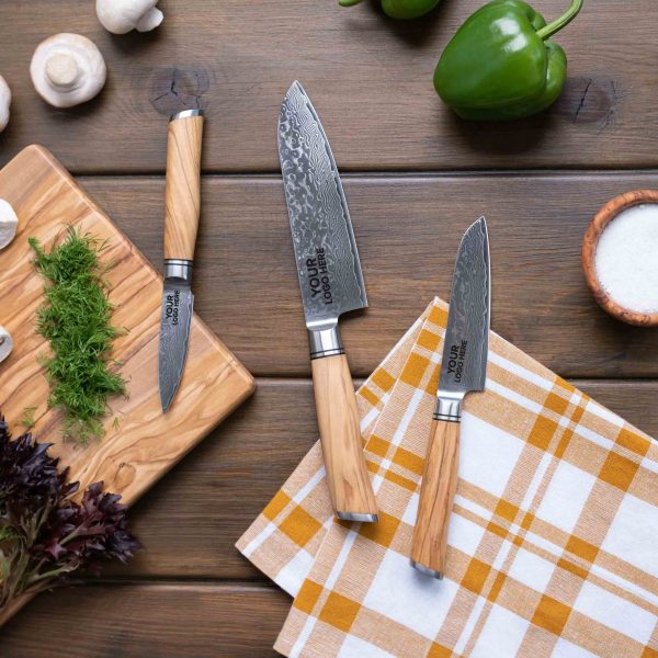 Alternative view of Custom Logo 5-Piece Knife Set Gift Box