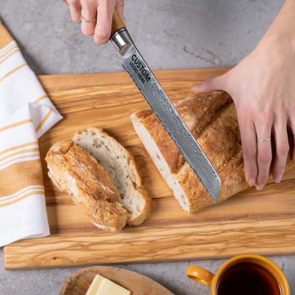 Alternative view of Custom Logo Bread Knife Gift Box