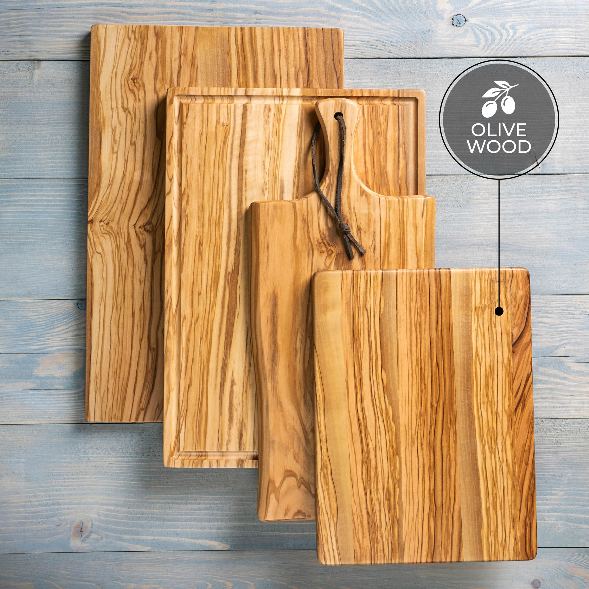 Personalized Olive Wood Cutting Board with Logo