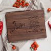 Personalized “Our Love Story” Cutting Board with Special Dates & Names