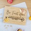 Personalized Our First Home Cutting Board – Ideal Housewarming or New Home Gift