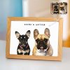 Custom Digital Watercolor Family Portrait Sketch