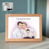 Custom Digital Watercolor Family Portrait Sketch