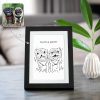 Custom Digital Watercolor Family Portrait Sketch