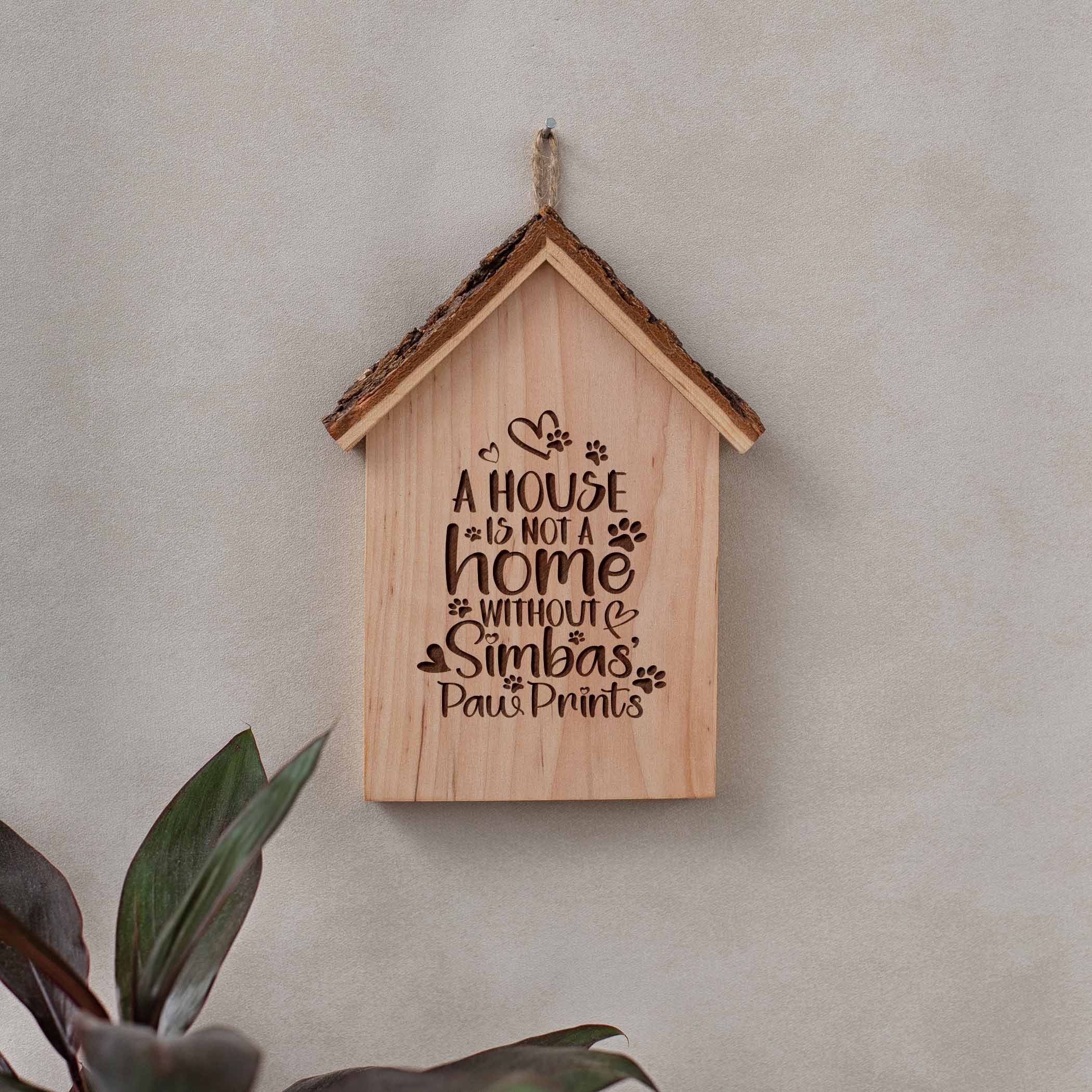 Personalized Rustic Pet Sign