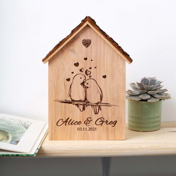 Personalized Rustic Lovebirds Sign