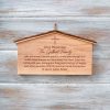 Custom Christian Wooden Family Blessing Plaque