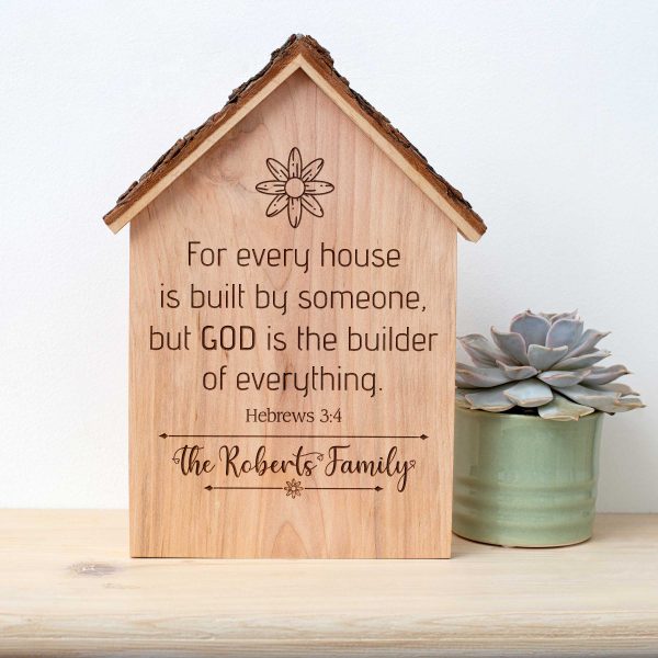 Personalized Rustic Bible Verse Sign