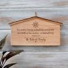 Personalized Rustic Bible Verse Sign