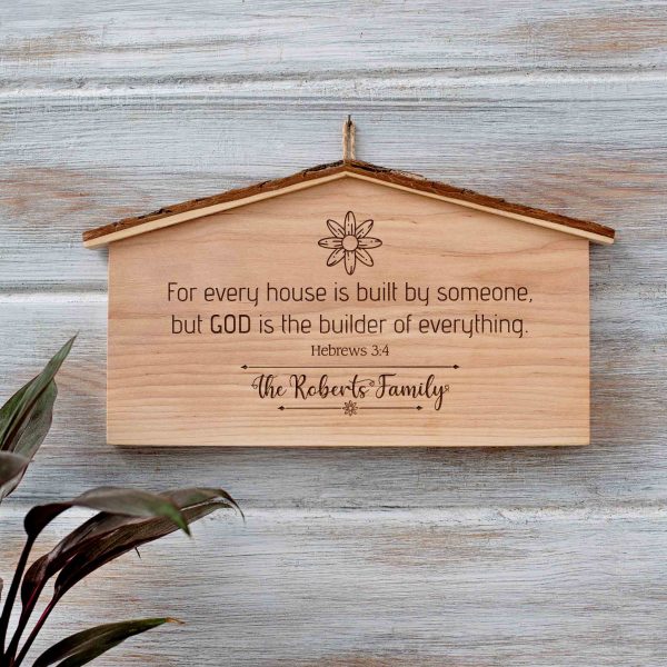 Personalized Rustic Bible Verse Sign