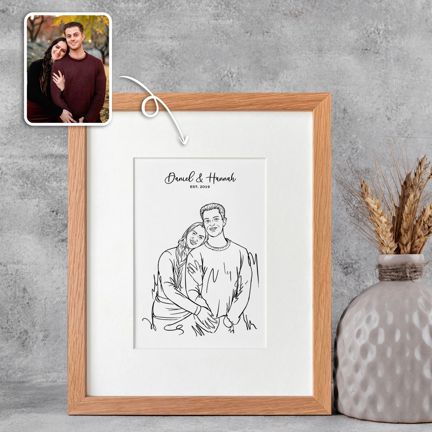 Custom Digital Watercolor Pet Portrait