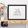 Custom Digital Watercolor Pet Portrait