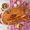 Olive Wood Steak Board with Logo