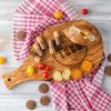Olive Wood Serving Board with Handle - Your Logo Engraved