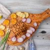 Olive Wood Serving Board with Handle - Your Logo Engraved