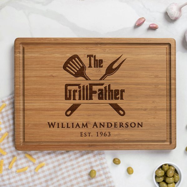 Grill Father Personalized Cutting Board