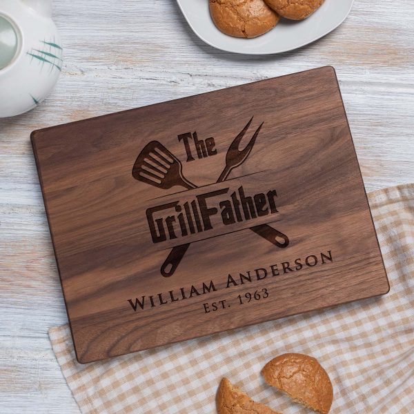 Grill Father Personalized Cutting Board