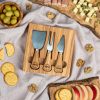 Personalized Engraved Logo Cheese Knives