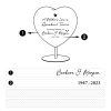 Memorial Wooden Heart – "A Motherly Love Is Remembered Forever" - Image 2