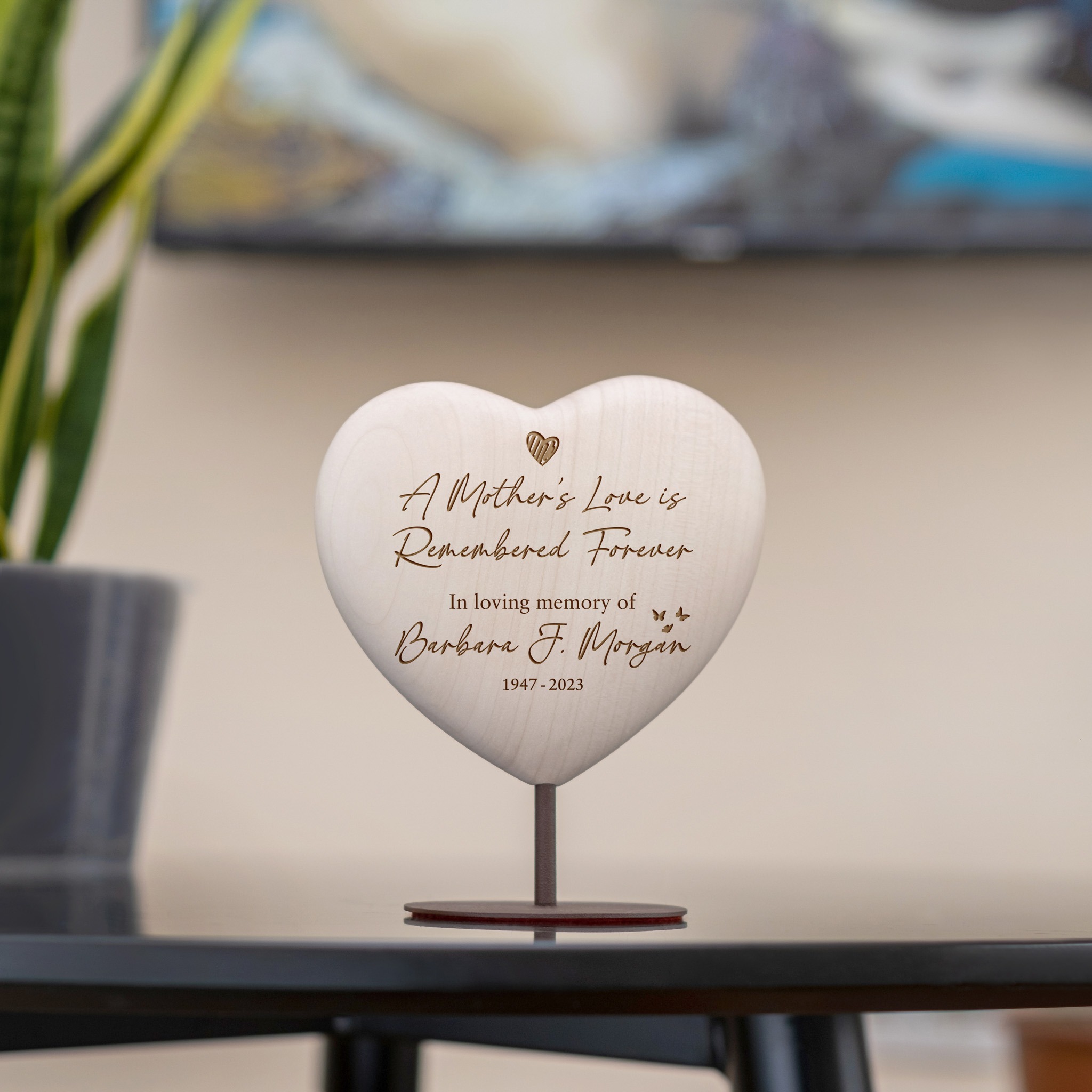 Pet Memorial Wooden Heart
