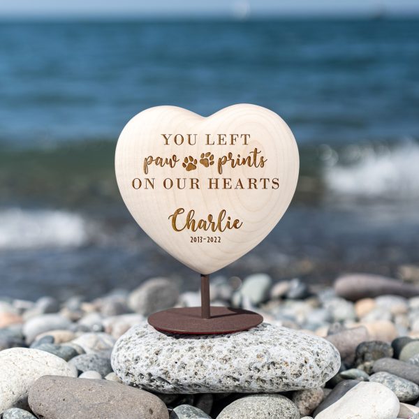 Pet Memorial Wooden Heart