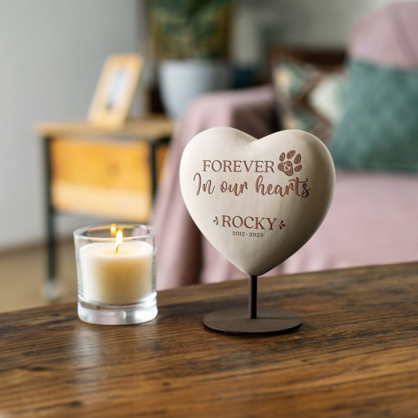 Pet Memorial Wooden Heart