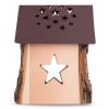Nativity Scene Candle Holder With Bark