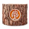 Forest Decor Wood Tealight Candle Holder