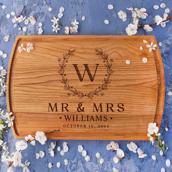 Personalized Mr. and Mrs. Cutting Board