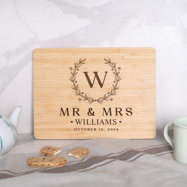 Personalized Mr. and Mrs. Cutting Board
