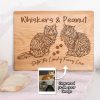 Pet Portrait Engraved Cat Cutting Board
