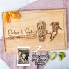Pet Portrait Engraved Cat Cutting Board