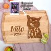 Pet Portrait Engraved Cat Cutting Board