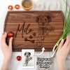 Pet Portrait Engraved Cat Cutting Board