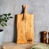 Personalized Olive Wood Board with Handle