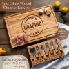 Premium Olive Wood Cutting Board with Juice Groove (17x11)