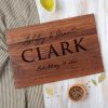 Personalized Cutting Board Wedding Gift
