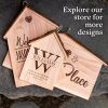 Rustic Monogram Home Sign with Personalized Bible Verse - Image 2