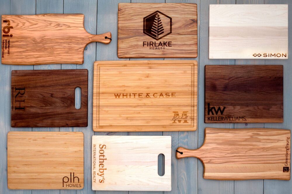 Corporate gifts cutting boards