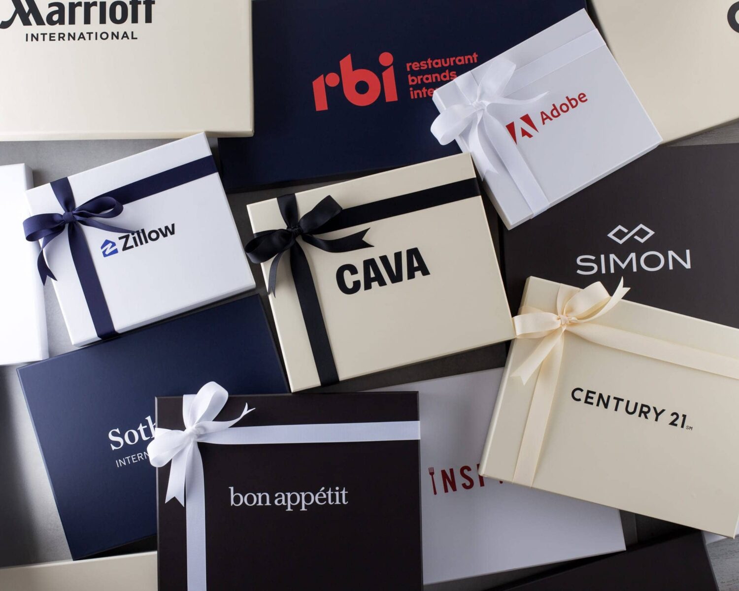 Personalized Box Lids for bulk corporate gifts