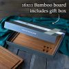 Custom Bamboo Cutting Board with Juice Grooves