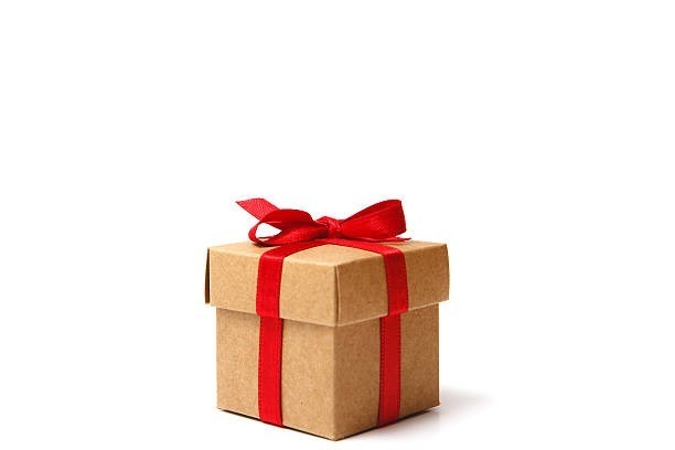 gift box with red ribbon