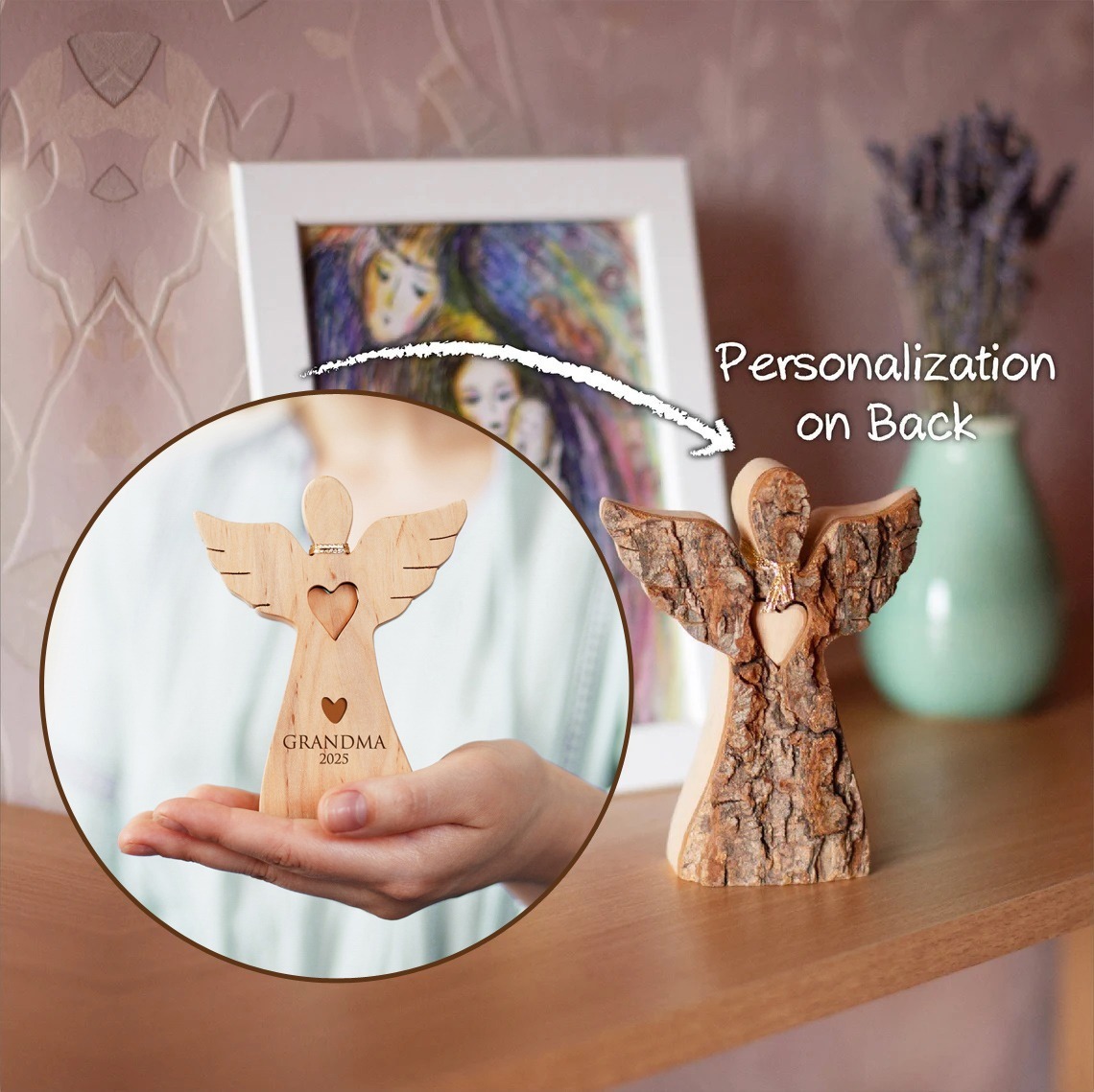 Personalized Guardian Angel Ornament