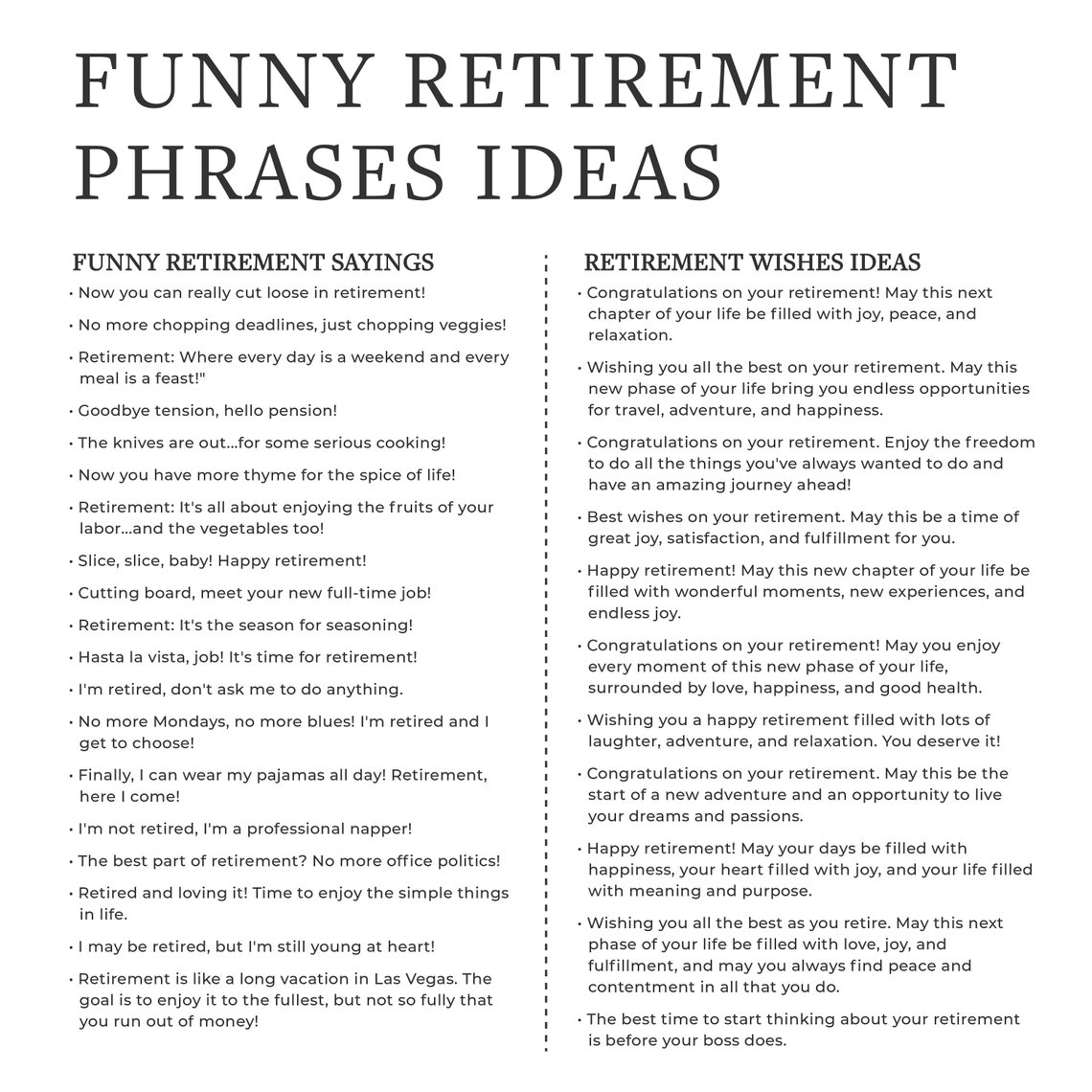 Funny Retirement Gift Engraved Cutting Board